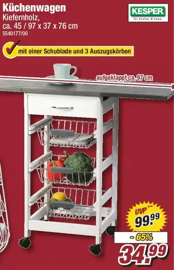 Poco KESPER Küchenwagen Angebot