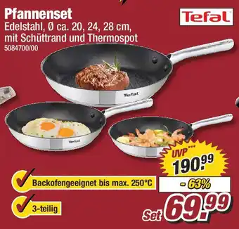 Poco Tefal Pfannenset Angebot