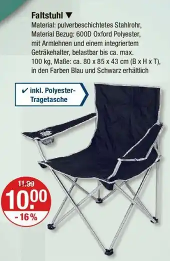 V Markt Faltstuhl Angebot