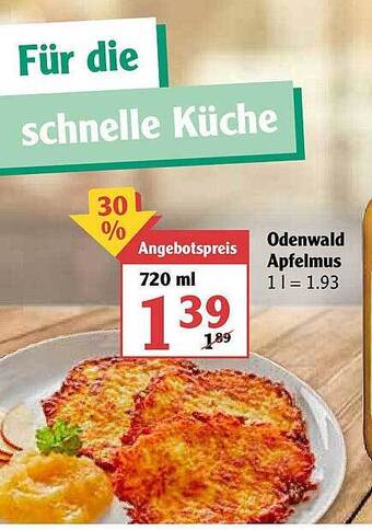 Globus Odenwald Apfelmus Angebot