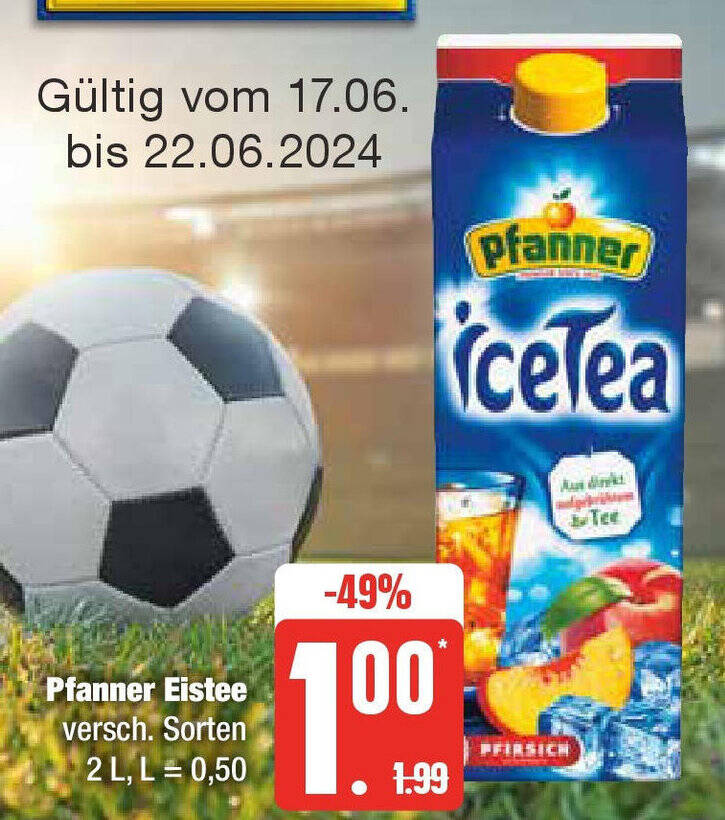 Verwunderlich Pfanner Eistee Angebot Ebenbildnull