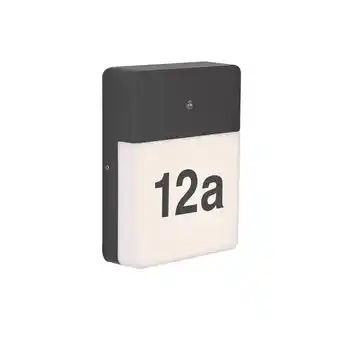 toom Baumarkt Hausnummernleuchte 'Pisa' anthrazit 11 W Angebot