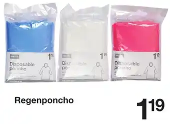 Zeeman Regenponcho Angebot