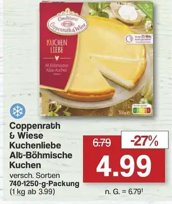 Famila Nord West Coppenrath & Wiese Kuchenliebe Alt-Böhmische Kuchen Angebot