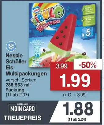 Famila Nord West Nestle Schöller Eis Multipackungen Angebot