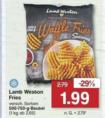 Famila Nord West Lamb Weston Fries Angebot