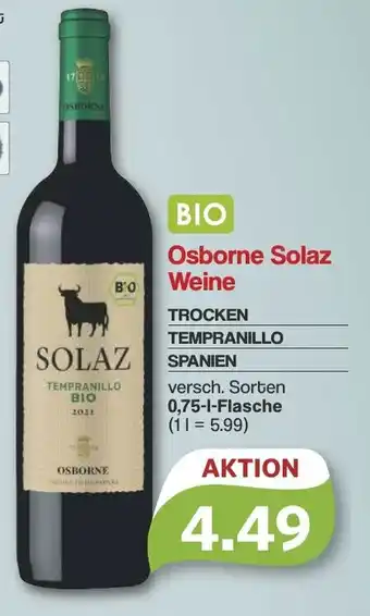 Famila Nord West Osborne Solaz Weine Angebot