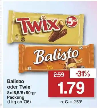 Famila Nord West Balisto oder Twix Angebot