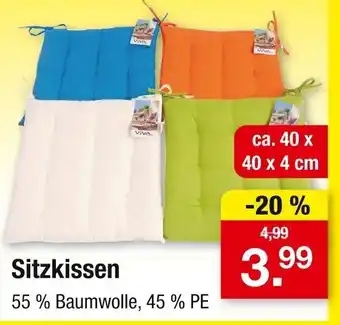 Zimmermann Sitzkissen Angebot