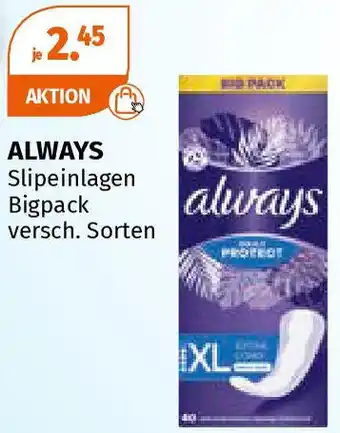 Müller ALWAYS Slipeinlagen Angebot