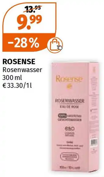 Müller ROSENSE Rosenwasser 300 ml Angebot