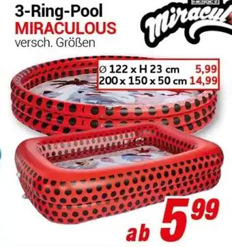 CENTERSHOP 3-Ring-Pool MIRACULOUS Angebot