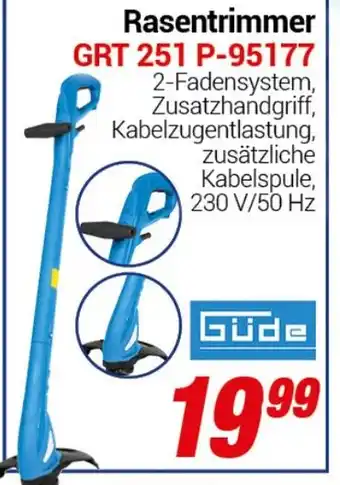 CENTERSHOP Rasentrimmer GRT 251 P-95177 Angebot