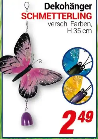 CENTERSHOP Dekohänger SCHMETTERLING Angebot