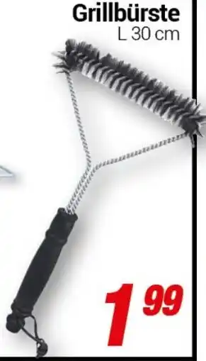 CENTERSHOP Grillbürste L 30 cm Angebot