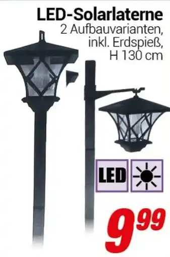 CENTERSHOP LED-Solarlaterne Angebot