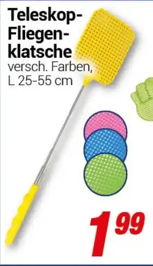 CENTERSHOP Teleskop- Fliegen- klatsche Angebot