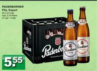 Getränkeparadies Gefromm Paderborner Pils, Export Angebot