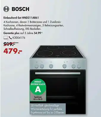 Galeria Bosch Einbauherd-set Hnd211ar61 Angebot