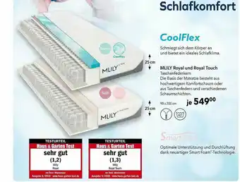 Matratzen Concord Mlily Royal Und Royal Touch Angebot