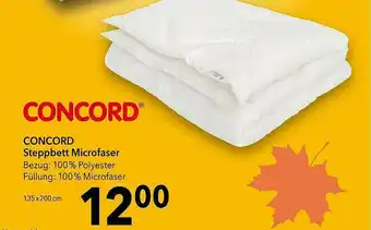 Matratzen Concord Concord Steppbett Microfaser Angebot