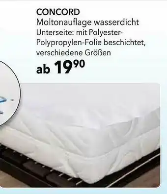 Matratzen Concord Concord Moltonauflage Wasserdicht Angebot