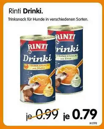 MegaZoo Rinti Drinki Angebot