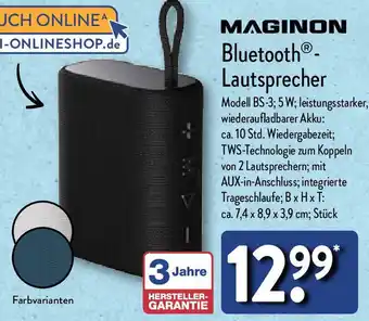 Aldi Nord MAGINON Bluetooth Lautsprecher Angebot
