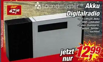 Posten Börse Soundmaster Akku Digitalradio Angebot