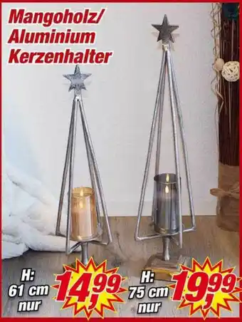 Posten Börse Mangoholz Oder Aluminium Kerzenhalter Angebot