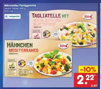 Netto Marken-Discount Jütro Mikrowellen Fertiggerichte versch. Sorten, 400 g Angebot