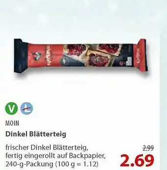 basic Moin Dinkel Blätterteig Angebot