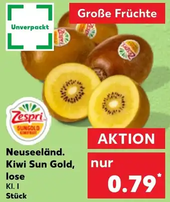 Kaufland Zespri Neuseeländ. Kiwi Sun Gold, lose Angebot