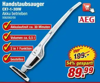 Poco Aeg handstaubsauger cx7-1-30iw Angebot