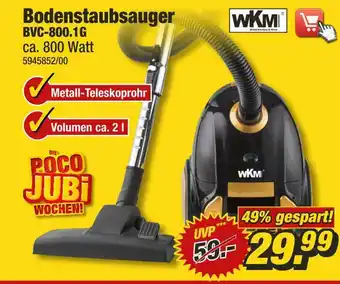 Poco Wkm bodenstaubsauger bvc-800.1g Angebot