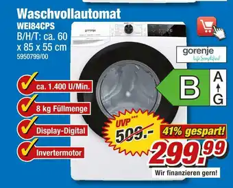 Poco Gorenje waschvollautomat wei84cps Angebot