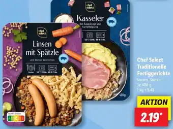 Lidl Chef Select Traditionelle Fertiggerichte 400 g Angebot