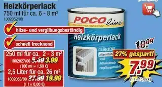 Poco Poco line heizkörperlack Angebot