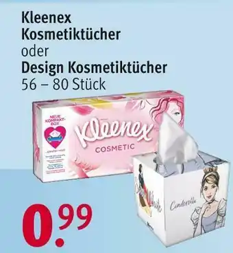 Rossmann Kleenex kosmetiktücher oder design kosmetiktücher Angebot