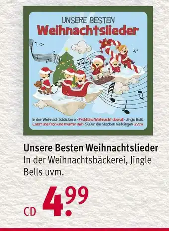 Rossmann Unsere besten weihnachtslieder Angebot