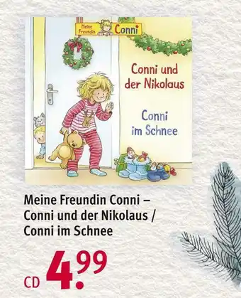 Rossmann Meine freundin conni – conni und der nikolaus / conni im schnee Angebot