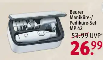 Rossmann Beurer maniküre-/pediküre-set Angebot