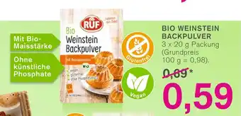 KODi Ruf bio weinstein backpulver Angebot