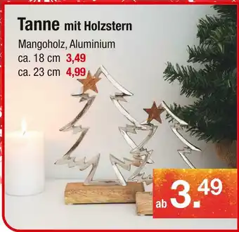 Zimmermann Tanne mit holzstern Angebot