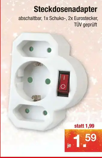 Zimmermann Steckdosenadapter Angebot