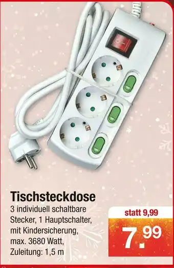 Zimmermann Tischsteckdose Angebot