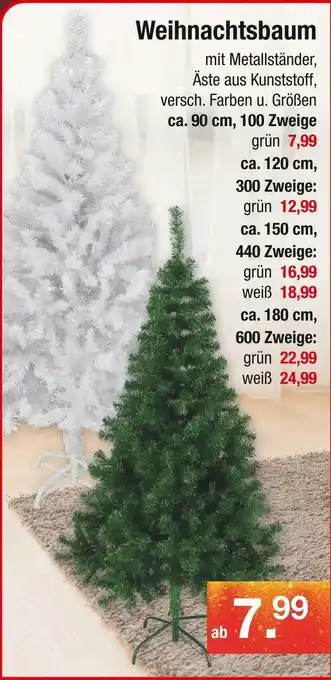 Zimmermann Weihnachtsbaum Angebot