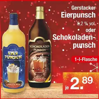 Zimmermann Gerstacker eierpunsch oder schokoladenpunsch Angebot