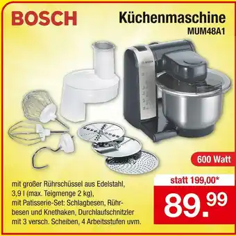 Zimmermann Bosch küchenmaschine mum48a1 Angebot