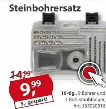 Sonderpreis Baumarkt Steinbohrersatz Angebot